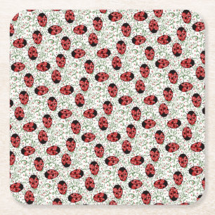 Ladybug Kartonnen Onderzetters