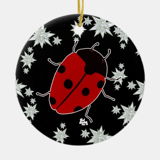 LADYBUG KERAMISCH ORNAMENT (Voorkant)