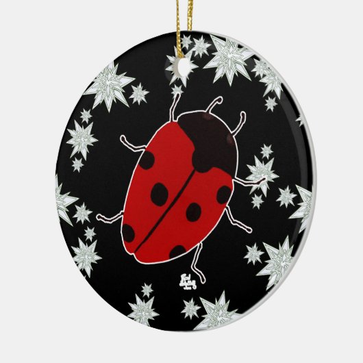 LADYBUG KERAMISCH ORNAMENT (Links)