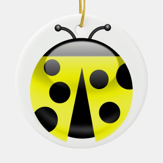 LadyBug Keramisch Ornament (Voorkant)