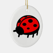 Ladybug Keramisch Ornament (Rechts)