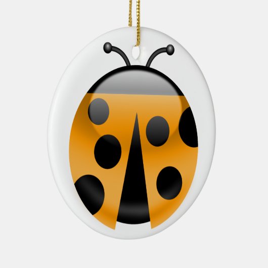 LadyBug Keramisch Ornament (Rechts)