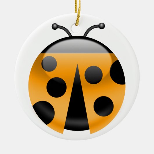 LadyBug Keramisch Ornament (Voorkant)