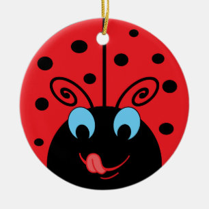 Ladybug Keramisch Ornament