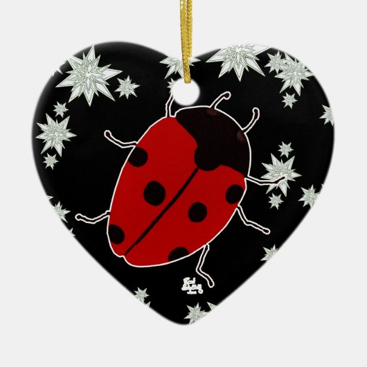 LADYBUG KERAMISCH ORNAMENT (Voorkant)
