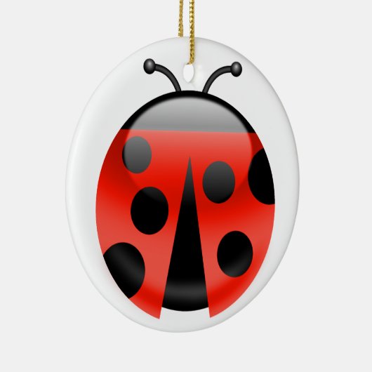 LadyBug Keramisch Ornament (Rechts)