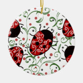 Ladybug Keramisch Ornament (Voorkant)