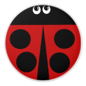 Ladybug Keramische Knop (Voorkant)
