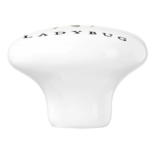 Ladybug Keramische Knop (Zijkant)