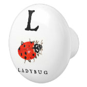 Ladybug Keramische Knop (Rechts)