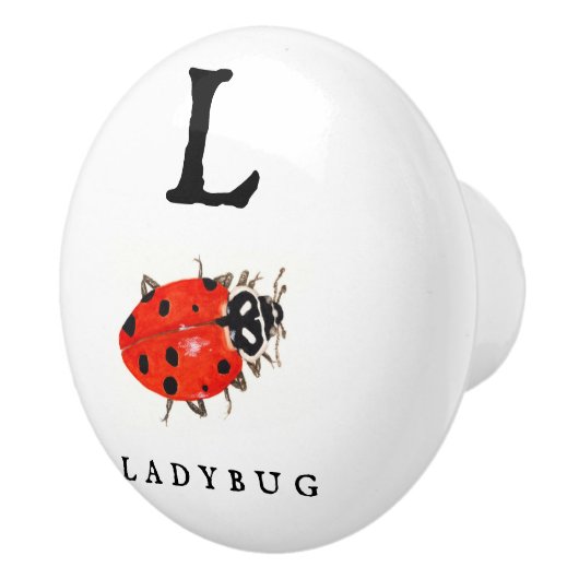 Ladybug Keramische Knop (Rechts)