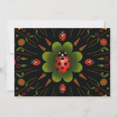 Ladybug Kerst Kaart (Voorkant)