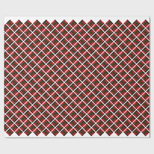 Ladybug kerst T's Cadeaupapier (Vlak)