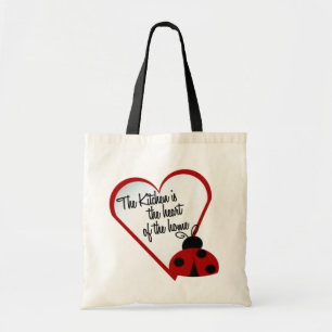 Ladybug Kitchen Canvas tas