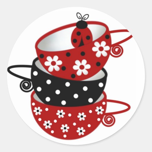 Ladybug Kitchen Sticker - SRF (Voorkant)