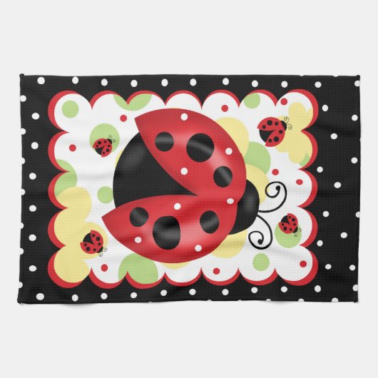 Ladybug Kitchen Towel Theedoek (Horizontaal)