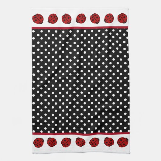 Ladybug Kitchen Towel Theedoek (Verticaal)