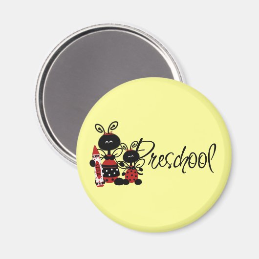 Ladybug kleuterschool Tshirts en geschenken Magneet (Voorkant / Achterkant)