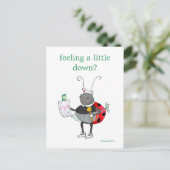Ladybug krijgen goed Briefkaart (Staand voorkant)