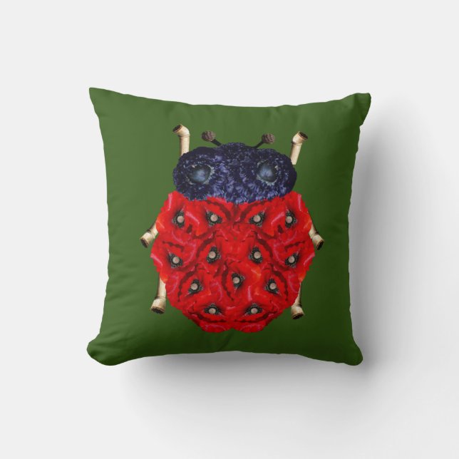 ladybug kussen (Voorkant)