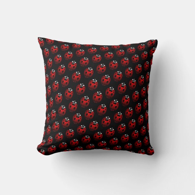 Ladybug Kussens Ladybird Art Kussens Ladybug Decor (Voorkant)