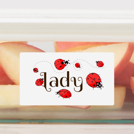 Ladybug Labels (Aangebracht)