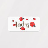 Ladybug Labels (Design 1)