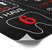 Ladybug Lady Bug Birthday Party-chalkboard Poster (Hoek)