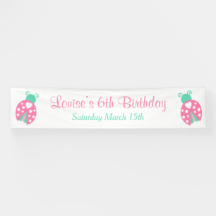 Ladybug Ladybird Birthday Party Spandoek