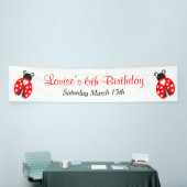 Ladybug Ladybird Birthday Party Spandoek (Beurs)