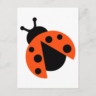 Ladybug ladybird briefkaart