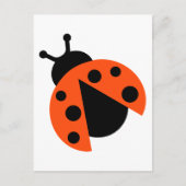 Ladybug ladybird briefkaart (Voorkant)