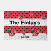 Ladybug Ladybird design Deurmat (Voorkant)