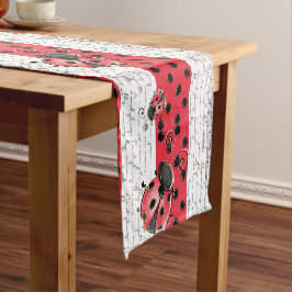 Ladybug Ladybird design Korte Tafelloper