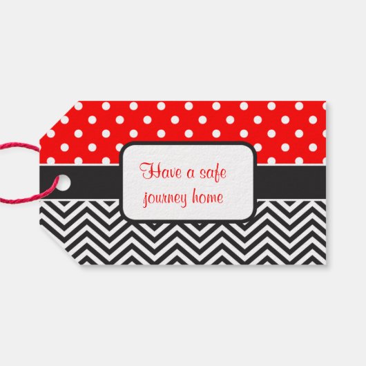 Ladybug Ladybird Gift Label Cadeaulabel (Achterkant Horizontaal)