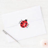 Ladybug - Ladybird Vierkante Sticker (Envelop)