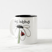 ladybug ladybug tweekleurige koffiemok (Voorkant links)