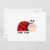 Ladybug Ladybugs Bug Funny Insect Cute Smile Briefkaart (Voorkant / Achterkant)