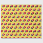 Ladybug, Ladybugs Pattern Wrapping Paper Cadeaupapier (Vlak)