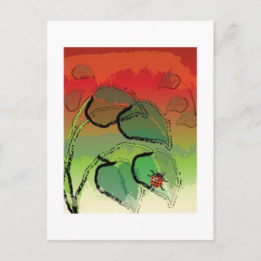 Ladybug Landing Briefkaart (Voorkant)
