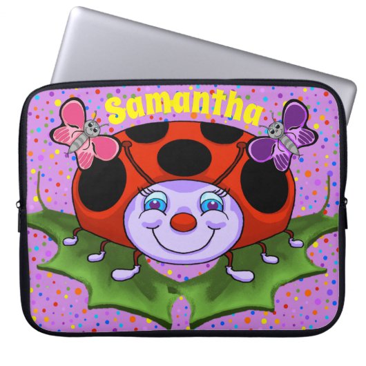 Ladybug Laptop Hoesje Sleeve (Voorkant)