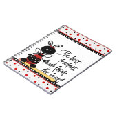 Ladybug-laptop van leraar notitieboek (Linkerzijde)