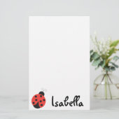 Ladybug-laptopblok Briefpapier (Staand voorkant)