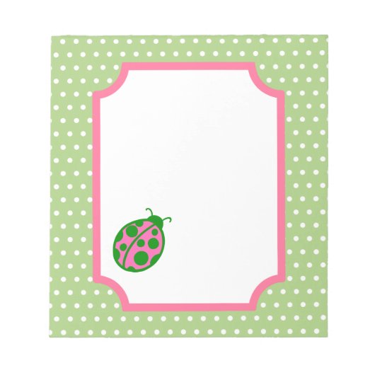 Ladybug-laptopblok Notitieblok (Voorkant)