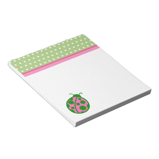 Ladybug-laptopblok Notitieblok (Schuin)