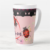 Ladybug Latte Love Mok (Rechterhoek)