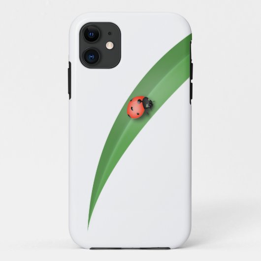 Ladybug Leaf Case-Mate iPhone Case (Achterkant)