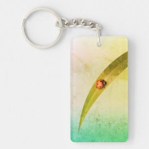 Ladybug Leaf Sleutelhanger