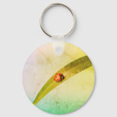 Ladybug Leaf Sleutelhanger (Voorkant)