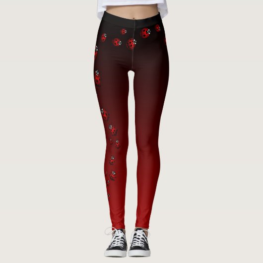 Ladybug Leggings Ladybird Insecte Leggings (Voorkant)